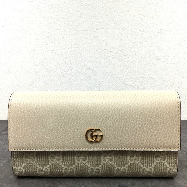 楽天市場】【中古】 送料込み！ 未使用品 GUCCI 長財布 456116  