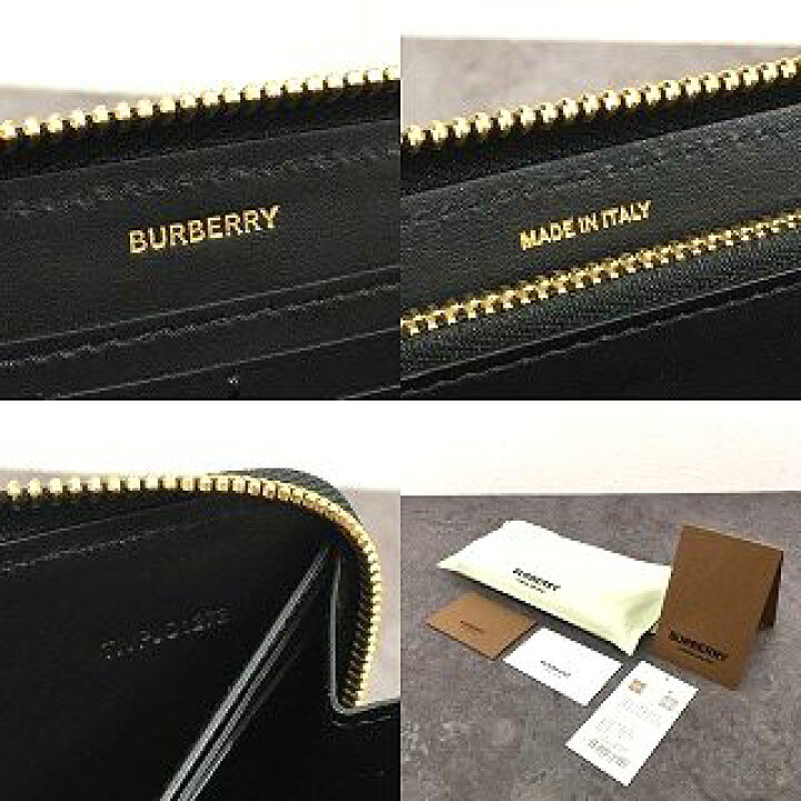 楽天市場】【中古】 送料込み！ 未使用品 BURBERRY ジップウォレット  