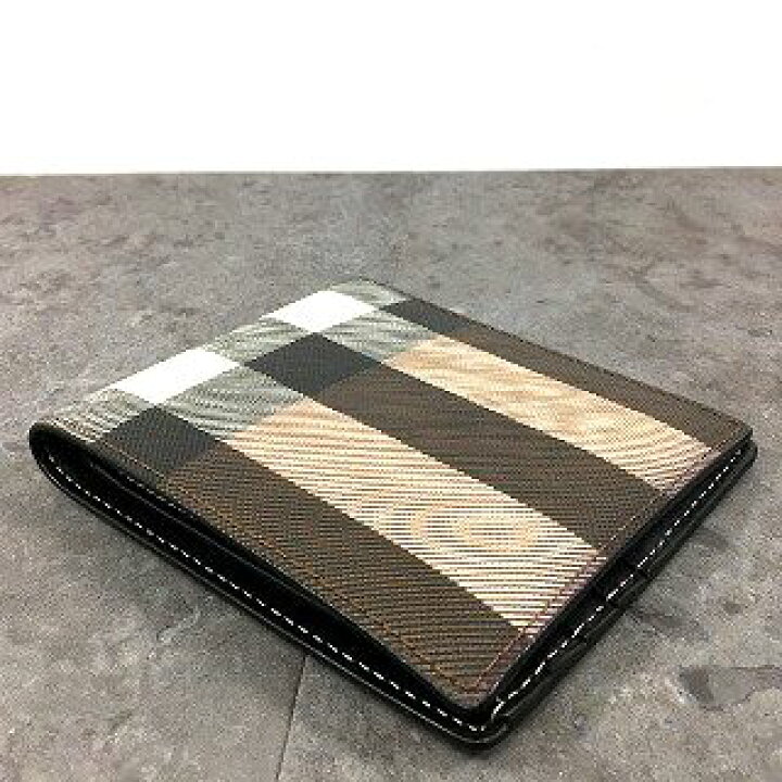 楽天市場】【中古】 送料込み！ 未使用品 BURBERRY 二つ折り財布