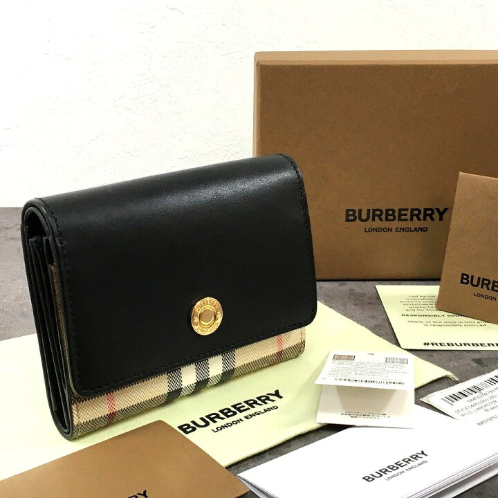 楽天市場】【中古】 送料込み！ 極美品 BURBERRY コンパクトウォレット  