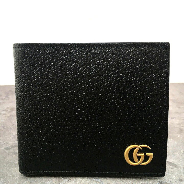 楽天市場】【中古】 送料込み！ 未使用品 GUCCI 二つ折り財布 428725 