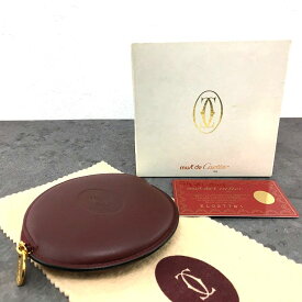 送料込み！ 未使用品 Cartier コインケース ボルドー L3000111 111