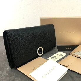送料込み！ 未使用品 BVLGARI 長財布 ブラック ブルガリブルガリ ロゴクリップ 170
