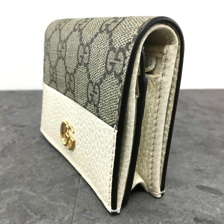 楽天市場】【中古】 送料込み！ 未使用品 GUCCI コンパクトウォレット 