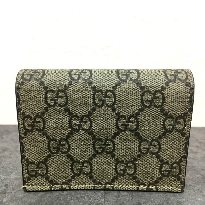 楽天市場】【中古】 送料込み！ 未使用品 GUCCI コンパクトウォレット 
