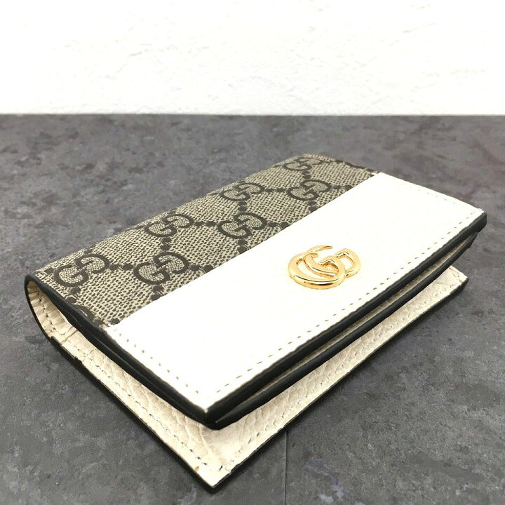 楽天市場】【中古】 送料込み！ 未使用品 GUCCI コンパクトウォレット 