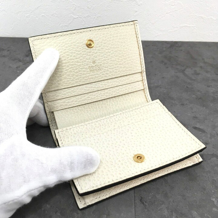 楽天市場】【中古】 送料込み！ 未使用品 GUCCI コンパクトウォレット 