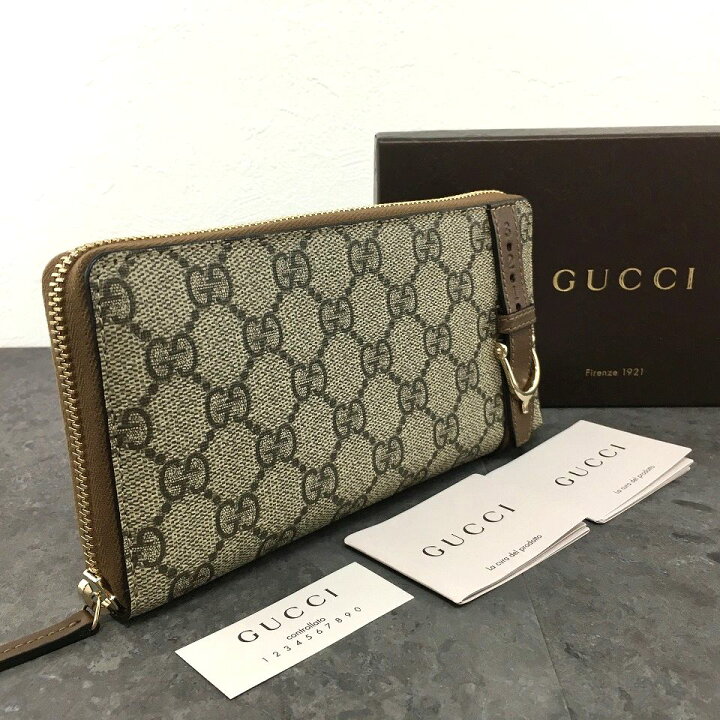 楽天市場】送料込み！ 極美品 GUCCI ジップウォレット 309758 ベルト 