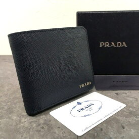 【中古】 送料込み！ 未使用品 PRADA 二つ折り財布 2M0738 箱付き 203