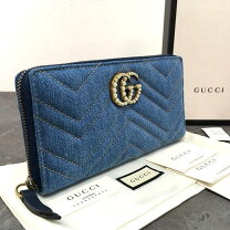 楽天市場】グッチ 長財布 デニム ggの通販