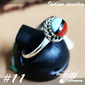 インディアンジュエリー リング #11 シルバー ターコイズ Indian jewelry - Ring メンズ レディース ギフト プレゼント おすすめ