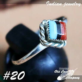 インディアンジュエリー リング #20 シルバー ターコイズ Indian jewelry - Ring メンズ レディース ギフト プレゼント おすすめ