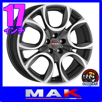 【アルファロメオMito/アバルト500専用】◆MAKTORINOマックトリノ◆サイズ:17×7.0J+394H-98ボア径58.1◆カラー:ガンメタリックミラー◆新品ホイール:4本セット