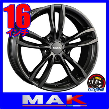 【BMW1シリーズ/2シリーズ専用】◆MAKLUFTマックルフト◆サイズ:16×7.0J+445H-120ボア径:72.6◆カラー:マットブラック◆新品ホイール:4本セット