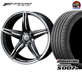 ウェッズ F ZERO FZ-3 エフゼロ タイヤ・ホイール 新品 4本セット ブリヂストン ポテンザS007A 225/35R19 パーツ バランス調整済み！ taiya