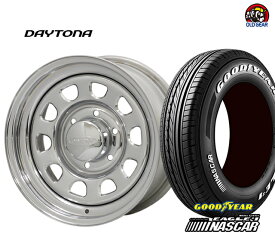 【ハイエース200系 タイヤ ホイール 新品 4本セット】◆DAYTONA デイトナ◆215/60R17新品GOODYEAR グッドイヤー NASCAR ナスカー 【バランス調整済み！】 taiya