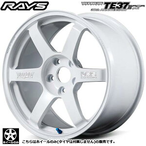 �z�C�[���P�i ���C�Y �{���N���[�V���O 30���N�L�O���f�� RAYS VOLK RACING TE37 SAGA S-plus 30th MACHINING Ver. 18�C���` 8.5J +42 5H114.3 �z���C�g���^�C���͕t�����܂���B4�{�ȏ�ő�������