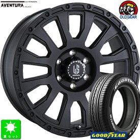 215/60R17C 109/107グッドイヤー ナスカー GOODYEAR NASCARホワイトレター新品 サマータイヤ ホイール4本セットラ・ストラーダ アヴェンチュラLA-STRADA AVENTURA17インチ 6.5J 6H139.7リンクルブラック taiya