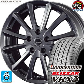 215/45R17 ブリヂストン ブリザック VRX3 スタッドレスタイヤホイール 新品 4本セット KIT クレイシズVS6 17インチ5H100 バランス調整済み taiya