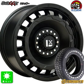 215/65R16C 109/107Tオーレンカウンター ロックテレーン R/T ホワイトレター新品 サマータイヤ ホイール4本セットLEXXEL SwaGGer16インチ 7.0J 6H139.7マットブラック taiya