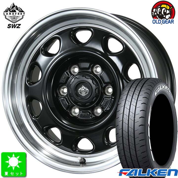 楽天市場】195/80R15 107/105ファルケン FALKEN W11ホワイトレター新品  