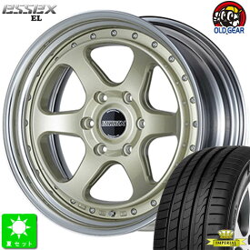 225/40R19インペリアル エコスポーツ2新品 サマータイヤホイール 4本セットエセックス ESSEX EL-1919インチ 8.0J 6H139.7シャンパンゴールド2Pホイール taiya