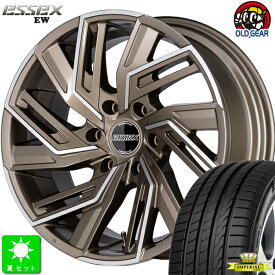 225/40R19インペリアル エコスポーツ2新品 サマータイヤホイール 4本セットエセックス ESSEX EW1919インチ 8.5J 6H139.7ブロンズポリッシュ taiya