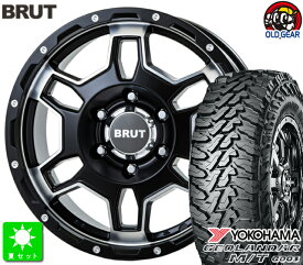 285/70R17ヨコハマ ジオランダー M/T G003新品 サマータイヤ ホイール4本セットBRUT BR-6617インチ 7.5J 6H139.7ミリタリーブラック taiya