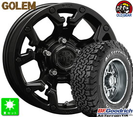 225/75R16 115/112S LRE RWLBF Goodrich All-Terrain T/A KO2 ホワイトレター新品 サマータイヤ ホイール4本セットクリムソン MG GOLEM16インチ 6.0J 5H139.7マットブラック taiya