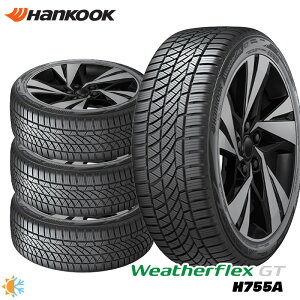�������� 4�{�Z�b�g 235/55R19 105V XL �n���R�b�N Hankook Weatherflex GT H755A 19�C���` �V�i �I�[���V�[�Y���^�C�� �A���^�C�� �ē~�^�C��