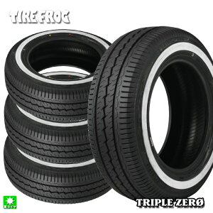 �������� 4�{�Z�b�g 155/80R14 88/86N LT �^�C���t���b�O �g���v���[�� TIRE FROG TRIPPLE ZERO �z���C�g���{�� 14�C���` �V�i �T�}�[�^�C�� �A�� �ă^�C��