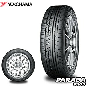  165/55R14C 95/93N Rn} p_ PA03 YOKOHAMA PARADA PA03 Vi T}[^C ă^C Y 1{