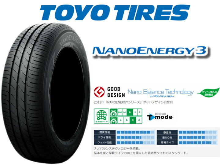 楽天市場】【4本セット】145/80R13 75S トーヨー ナノエナジー3 TOYO 