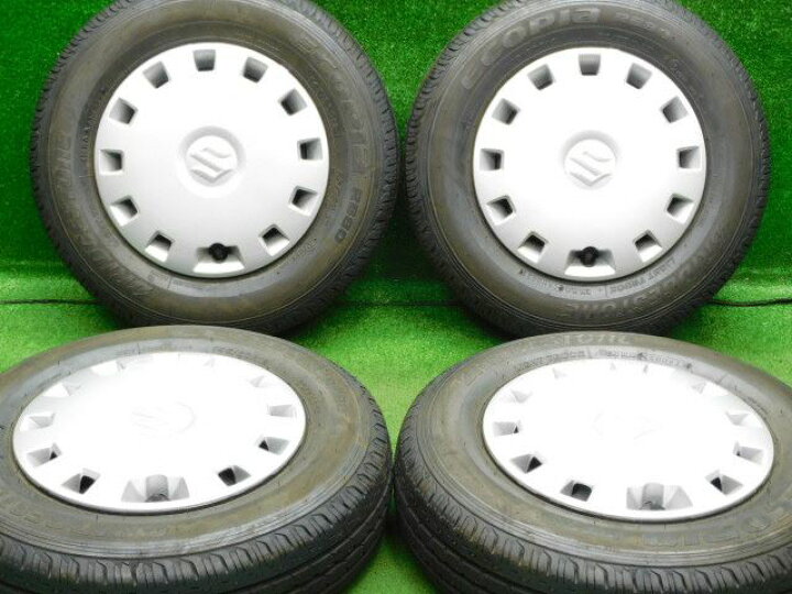 楽天市場】中古 ホイールタイヤ 4本セット 145/80R12 2022年製 9.5分山  