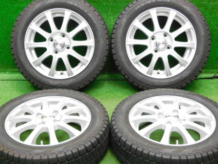 楽天市場】中古 ホイールタイヤ 4本セット 155/65R14 2019年製 9分山 