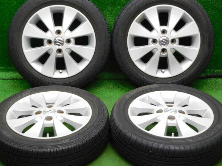 楽天市場】中古 ホイールタイヤ 4本セット 155/65R14 2019年製 8分山  