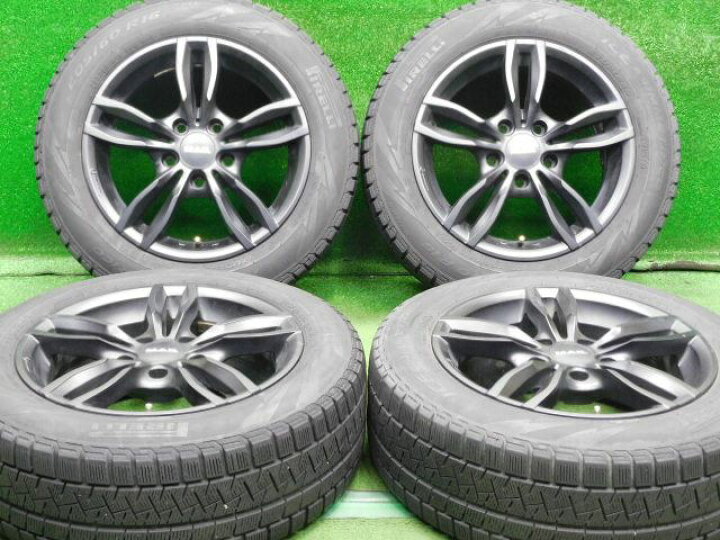 楽天市場】中古 ホイールタイヤ 4本セット 205/60R16 2017年製 6分山  