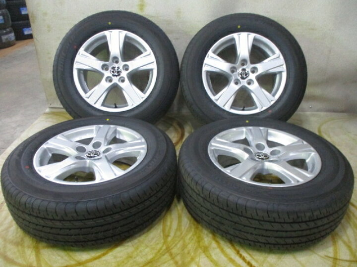 楽天市場】中古ホイールタイヤ 4本セット 215/65R16純正 新車外し 