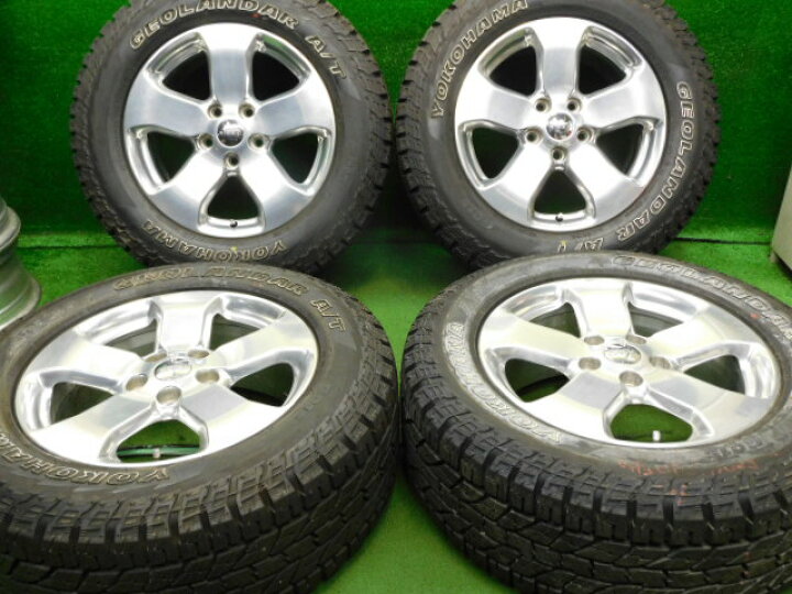 楽天市場】中古 ホイールタイヤ 4本セット 265/60R18 2024年製 8分山 