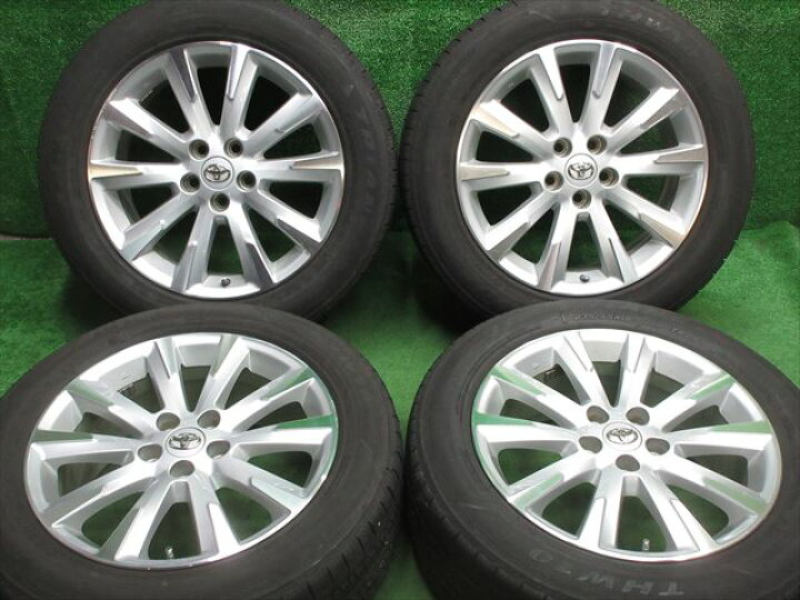 楽天市場】中古 ホイールタイヤ 4本セット 235/55R18 2020年製 5分山 
