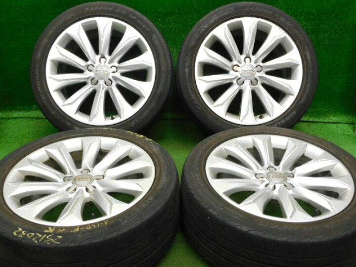 楽天市場】中古 ホイールタイヤ 4本セット 245/45R18 2018年製 4分山 