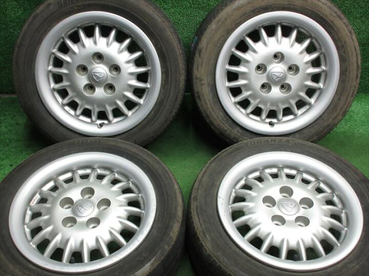 楽天市場】中古 ホイールタイヤ 4本セット 205/55R15 1992年製 1分山 