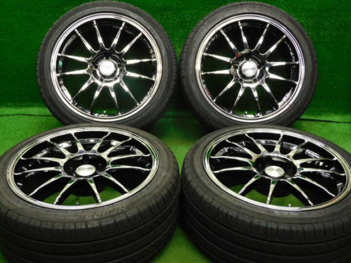 楽天市場】中古 ホイールタイヤ 4本セット 225/45R18 2022年製 7分山 