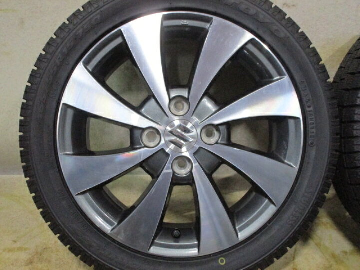 楽天市場】中古ホイールタイヤ 4本セット 165/55R15純正 スズキ ワゴン 