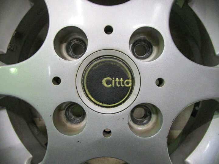 楽天市場】中古ホイールタイヤ 4本セット 145/80R13社外 Citta 