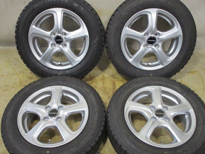 楽天市場】未使用ホイールタイヤ 4本セット 165/70R14社外  