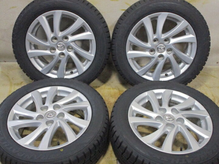 楽天市場】中古ホイールタイヤ 4本セット 205/60R16純正 マツダ 