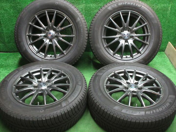 楽天市場】中古 ホイールタイヤ 4本セット 225/65R17 2017年製 9分山 