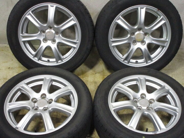 楽天市場】中古ホイールタイヤ 4本セット 205/55R16純正 スバル 