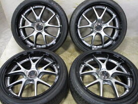 未使用ホイールタイヤ 4本セット 245/40R20社外 レイズ ホムラ 2x5P 20x8.5J+38 5H114.3 未使用 ラジアル タイヤ コンチネンタル エクストリームコンタクト DWS06